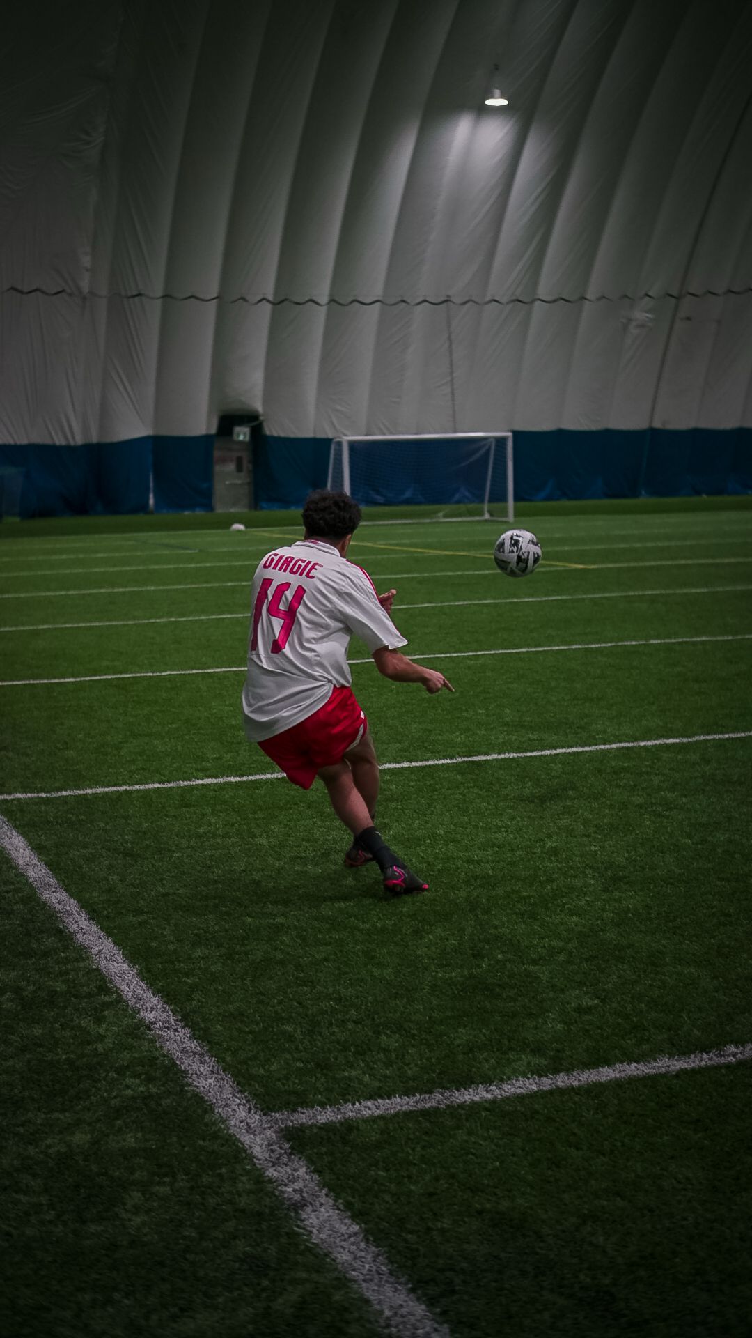 Andrew Girgis playing soccer