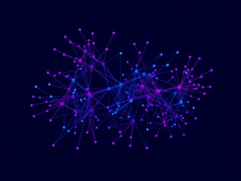 Network visualization of text sentiment analysis